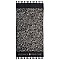 GREENWICH POLO CLUB PAREO FOUTA 90Χ170 4059 BLACK, IVORY