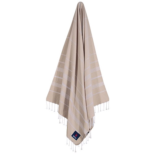GREENWICH POLO CLUB PAREO JACQUARD 80Χ180 3808 BEIGE