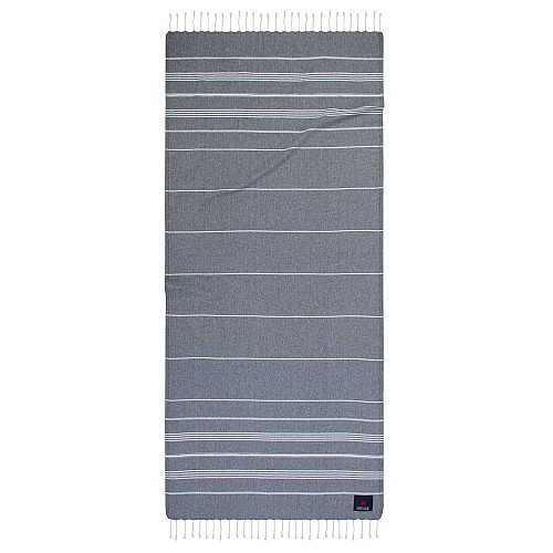 GREENWICH POLO CLUB PAREO JACQUARD 80Χ180 3812 GREY