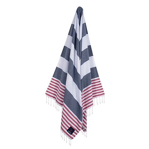 GREENWICH POLO CLUB PAREO JACQUARD 80Χ180 3816 BLUE