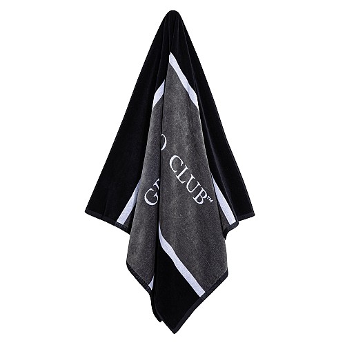 GREENWICH POLO CLUB ΠΕΤΣΕΤΑ ΘΑΛΑΣΣΗΣ 90Χ180 ESSENTAL 3865 BLACK, GREY