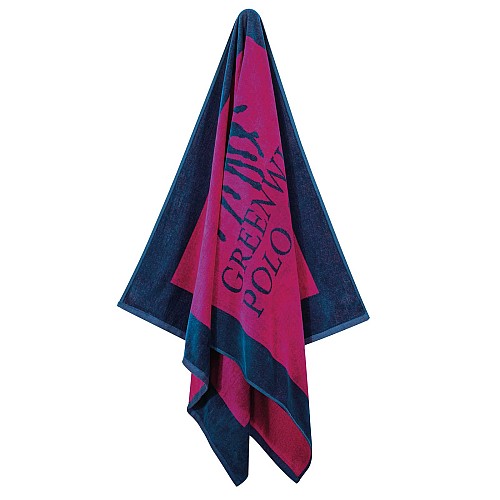 GREENWICH POLO CLUB ΠΕΤΣΕΤΑ ΘΑΛΑΣΣΗΣ 90Χ180 4002 BLUE, FUSCHIA