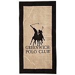 GREENWICH POLO CLUB ΠΕΤΣΕΤΑ ΘΑΛΑΣΣΗΣ 90Χ180 4020 BLACK, TAUPE
