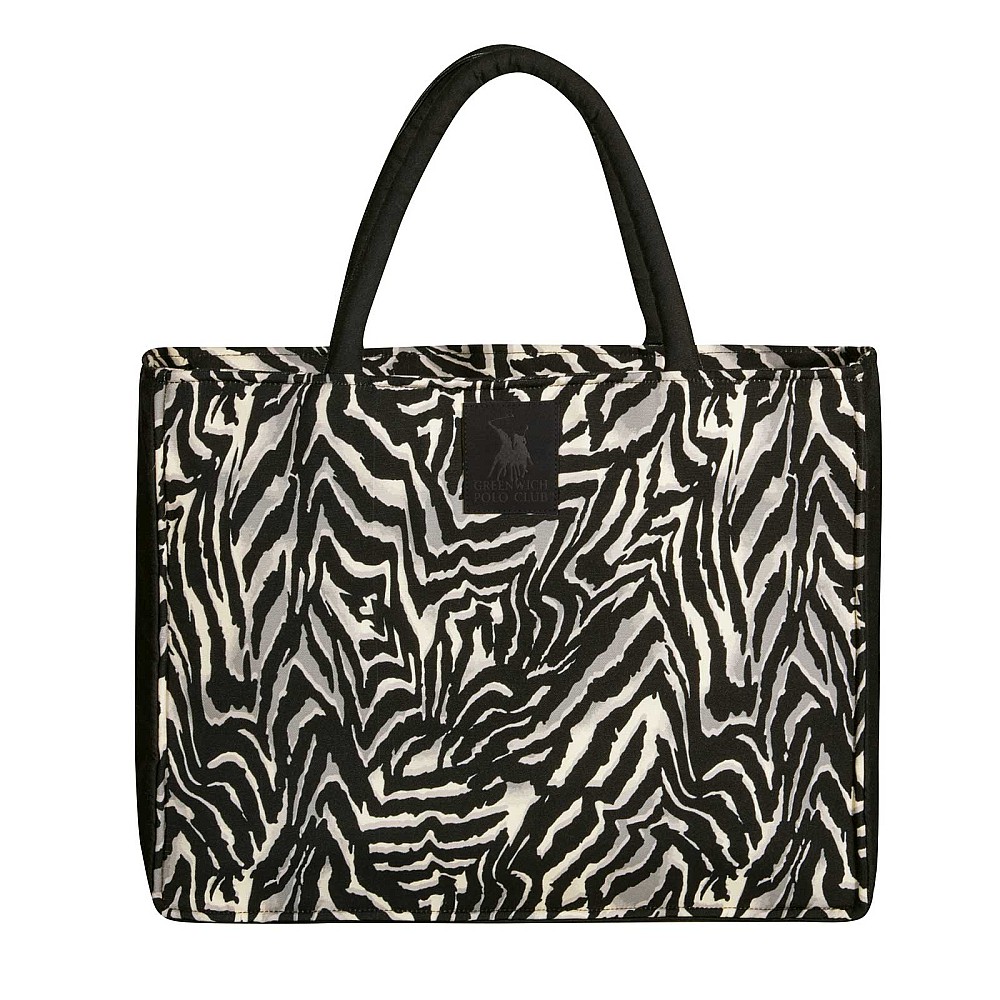 GREENWICH POLO CLUB ΤΣΑΝΤΑ ΘΑΛΑΣΣΗΣ 46X36 ESSENTIAL 4038 BLACK, TAUPE