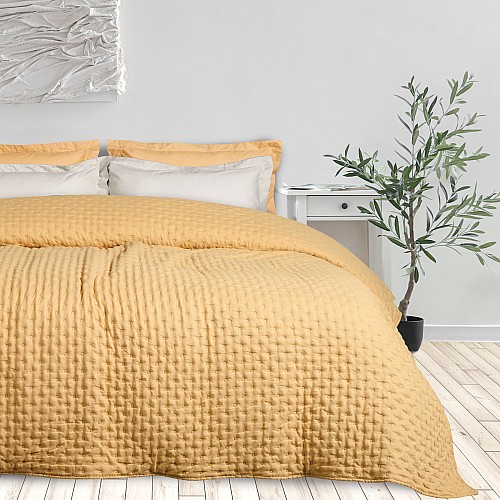 DAS HOME ΚΟΥΒΕΡΛΙ ΥΠΕΡΔΙΠΛΟ HAPPY 9631 OCHRE