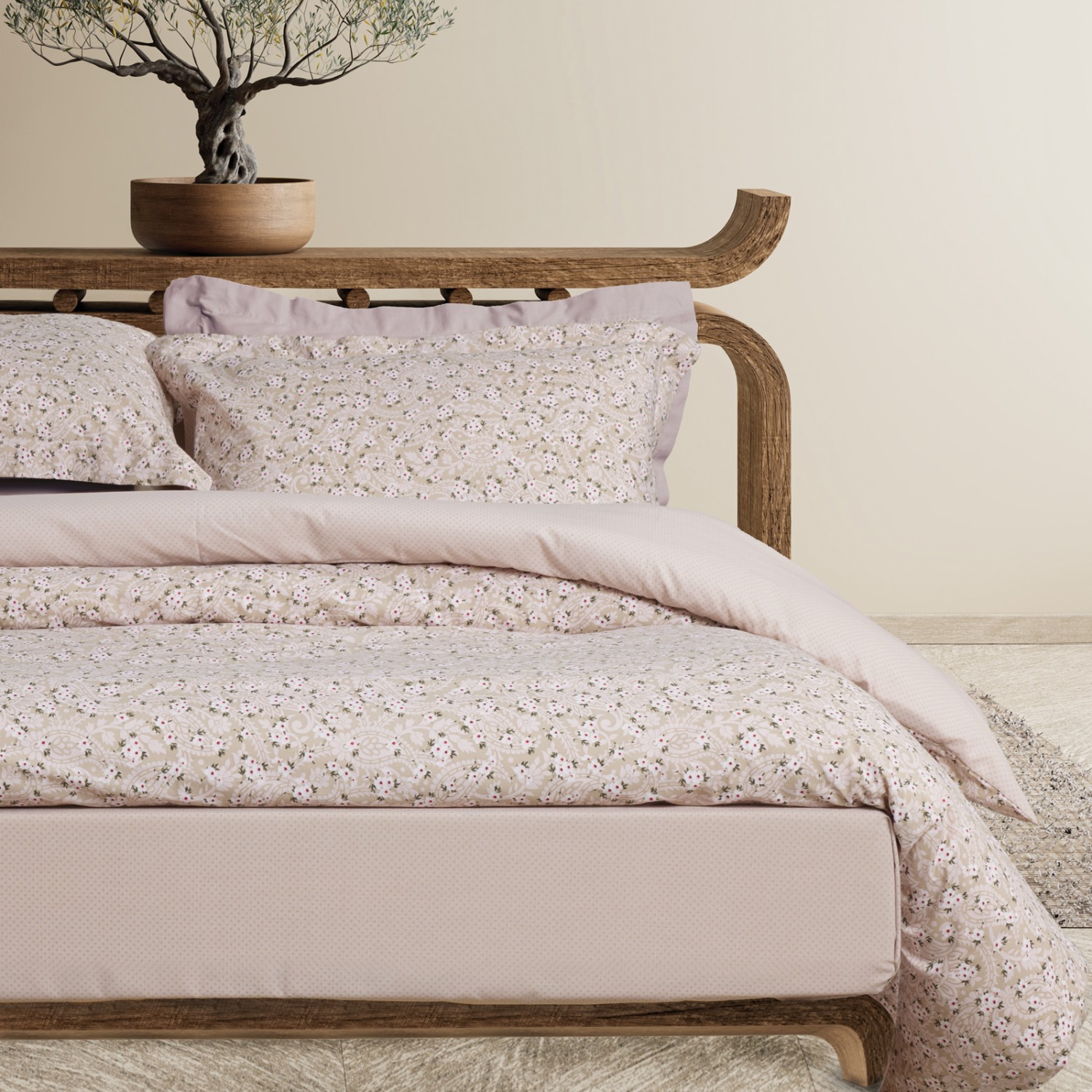 DAS HOME ΣΕΤ ΠΑΠΛΩΜΑΤΟΘΗΚΗ ΥΠΕΡΔΙΠΛΗ CASUAL 5434 TAUPE