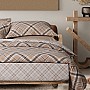 DAS HOME ΣΕΤ ΠΑΠΛΩΜΑΤΟΘΗΚΗ ΥΠΕΡΔΙΠΛΗ CASUAL 5435 BEIGE, BLACK