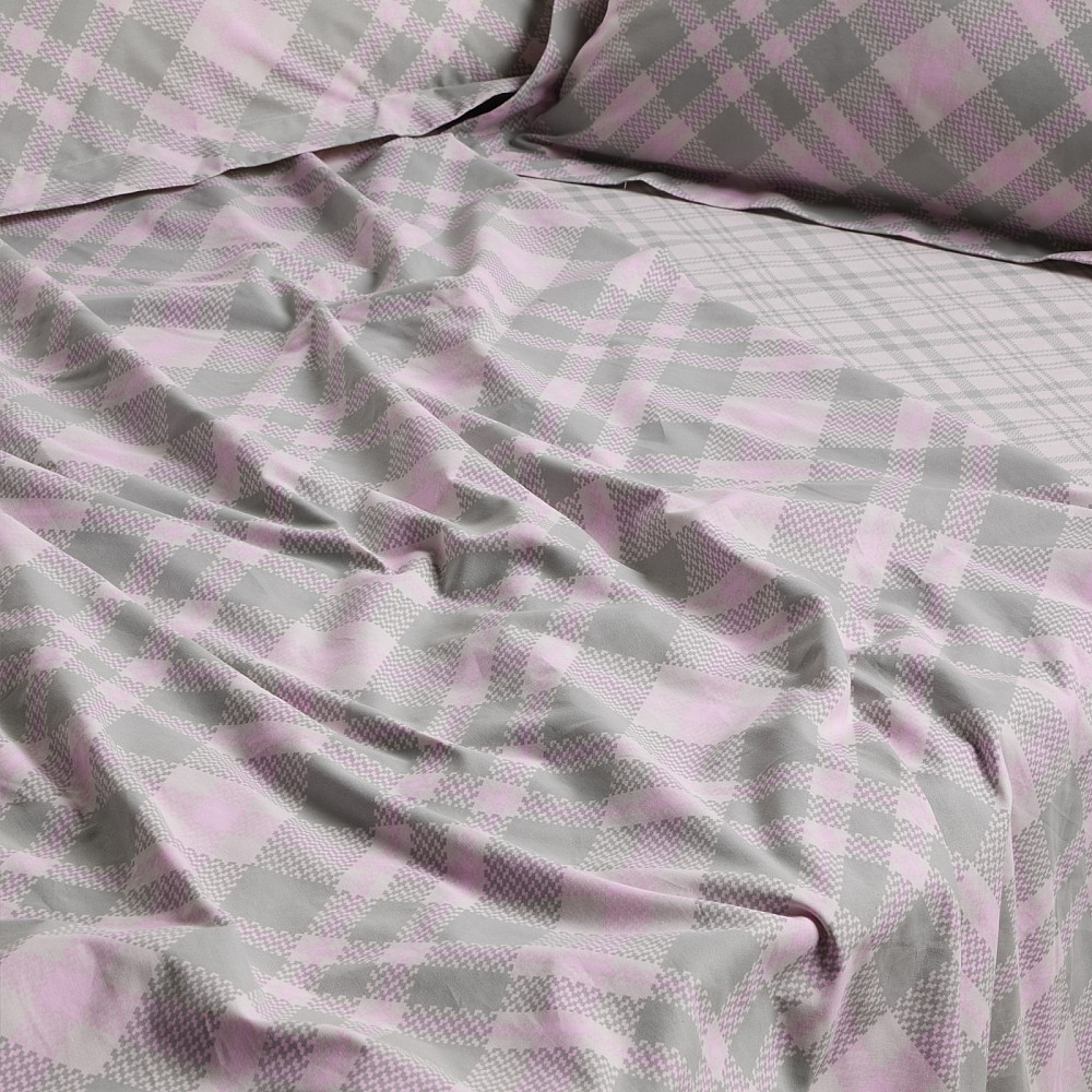DAS HOME ΣΕΤ ΠΑΠΛΩΜΑΤΟΘΗΚΗ ΥΠΕΡΔΙΠΛΗ CASUAL 5436 MINT, PINK