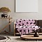 DAS HOME ΚΟΥΒΕΡΤΑ ΚΑΝΑΠΕ JACQUARD FLEECE 1381 LILAC