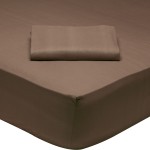 DAS HOME ΣΕΝΤΟΝΙ ΜΟΝΟ ΜΕ ΛΑΣΤΙΧΟ 100*200+35 COFFEE BROWN 1004 COFFEE BROWN