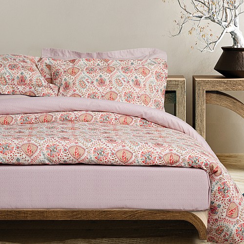 DAS HOME ΣΕΤ ΣΕΝΤΟΝΙΑ ΥΠΕΡΔΙΠΛΑ ΜΕ ΛΑΣΤΙΧΟ CASUAL 5437 MULTICOLOR