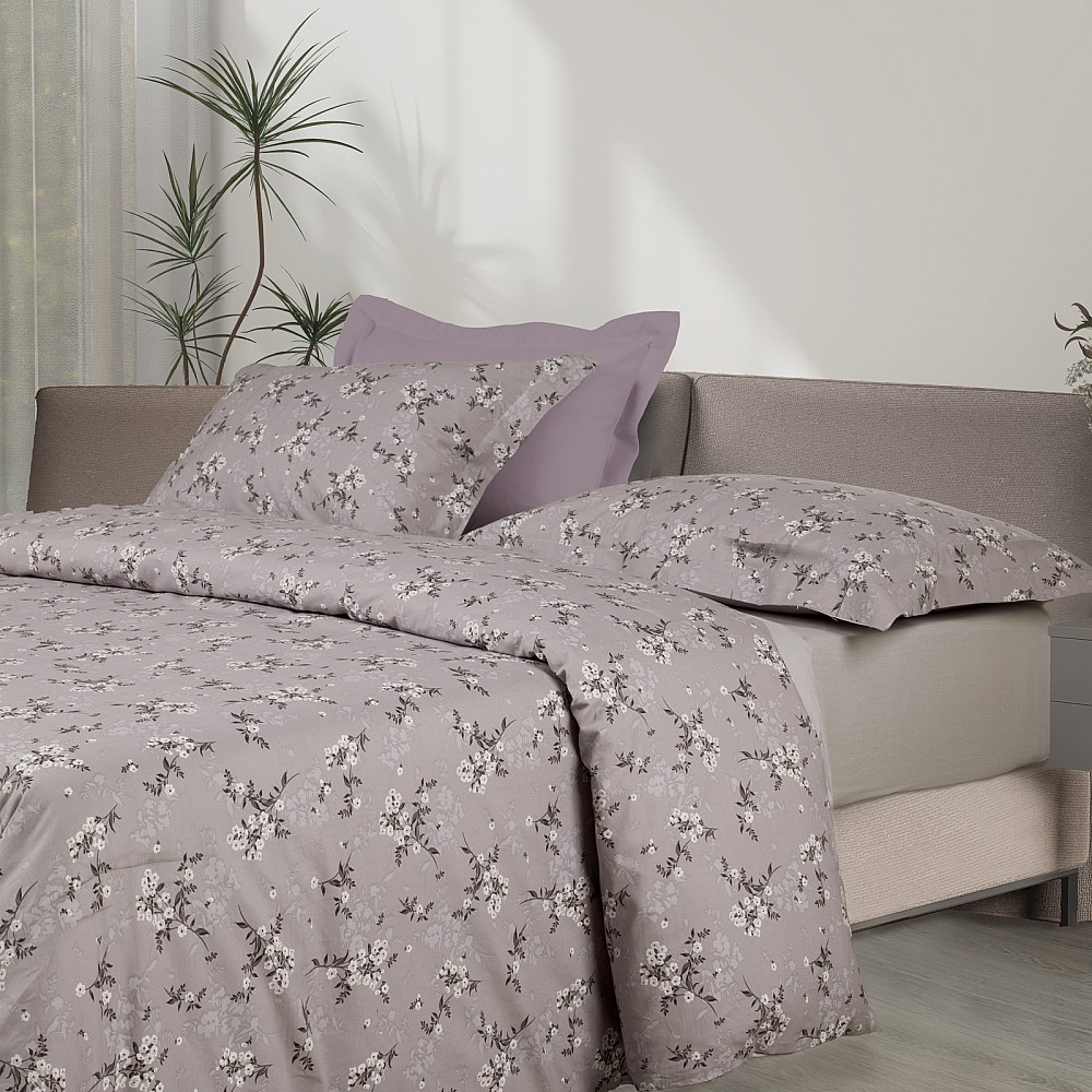 DAS HOME ΣΕΤ ΣΕΝΤΟΝΙΑ ΥΠΕΡΔΙΠΛΑ HAPPY 9684 GREY, TAUPE