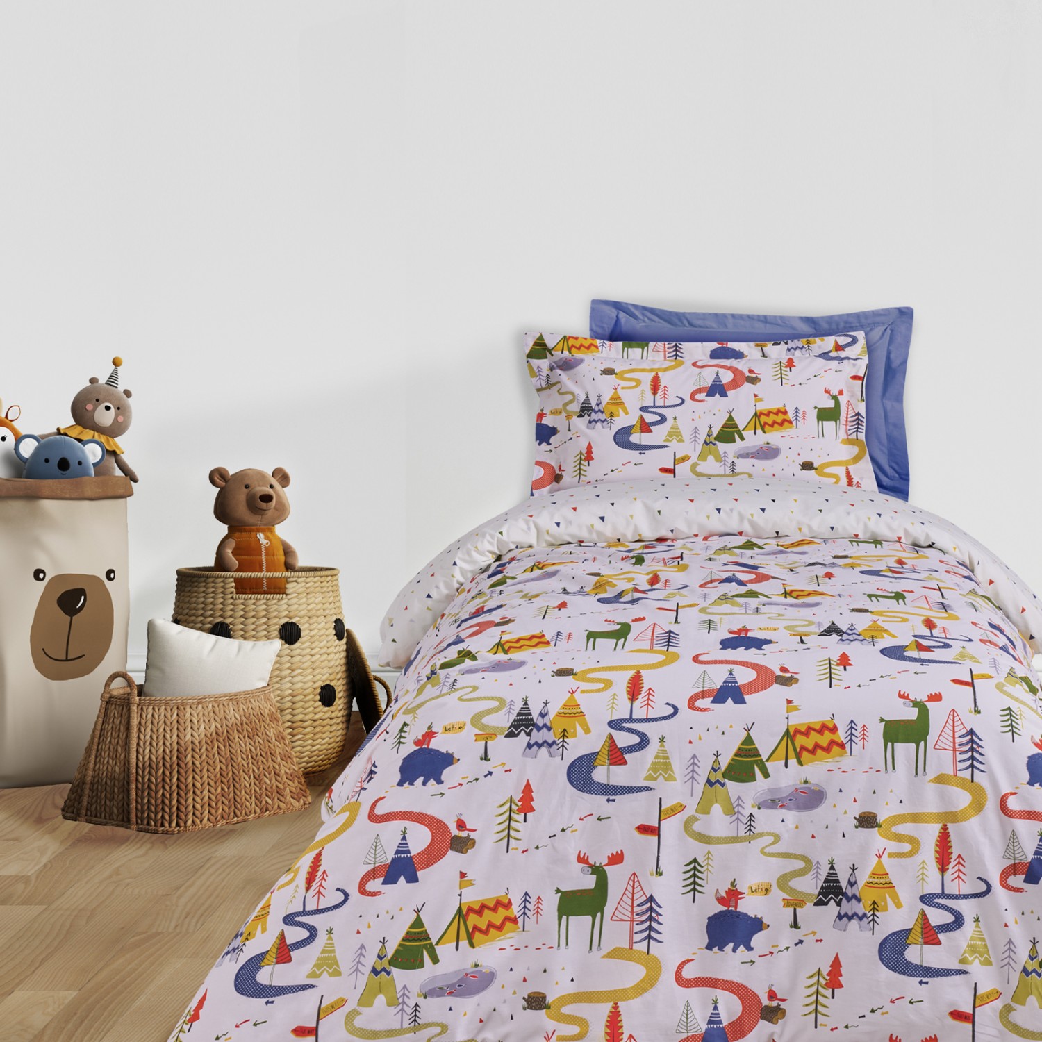 DAS KIDS ΣΕΤ ΣΕΝΤΟΝΙΑ ΜΟΝΑ 4927 BLUE, GREEN, WHITE
