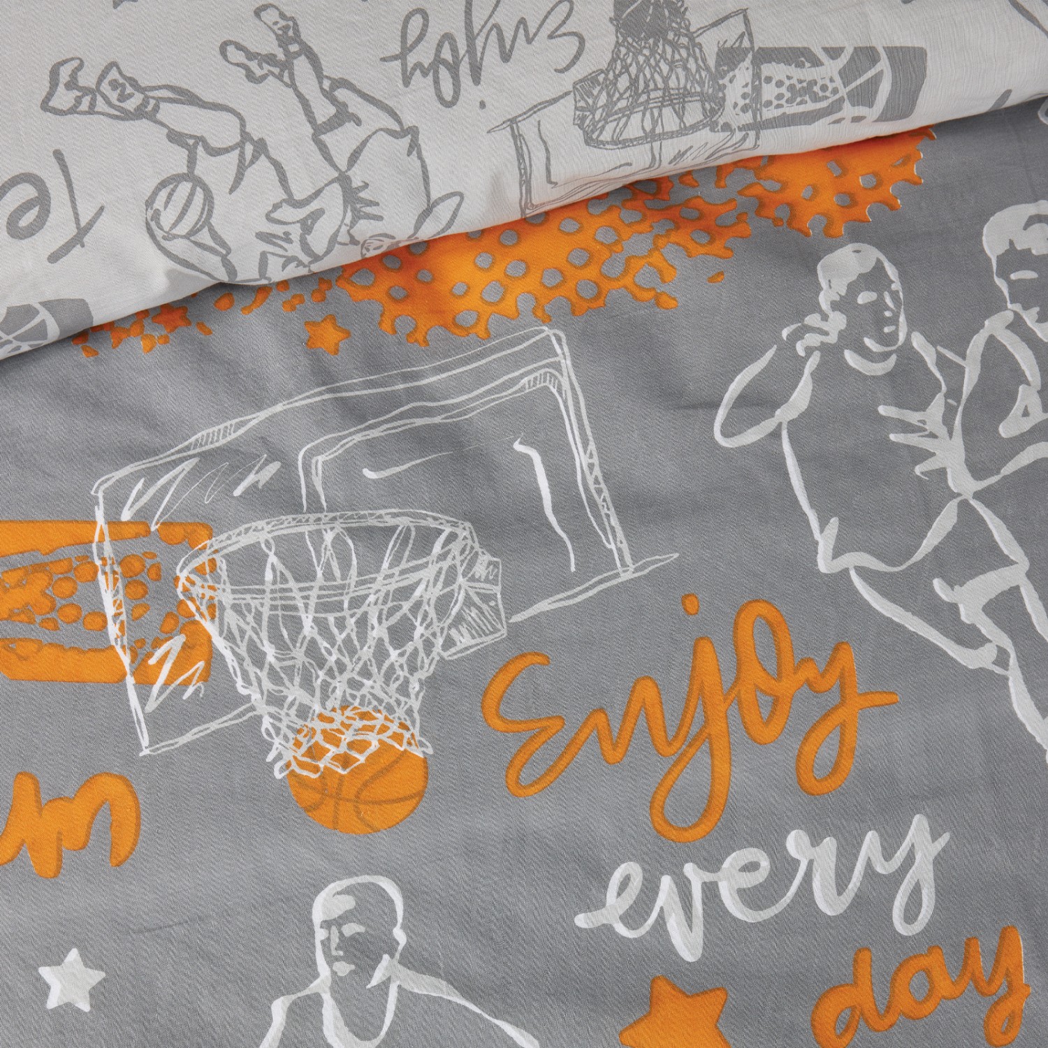 DAS KIDS ΣΕΤ ΣΕΝΤΟΝΙΑ ΜΟΝΑ 4941 GREY, ORANGE