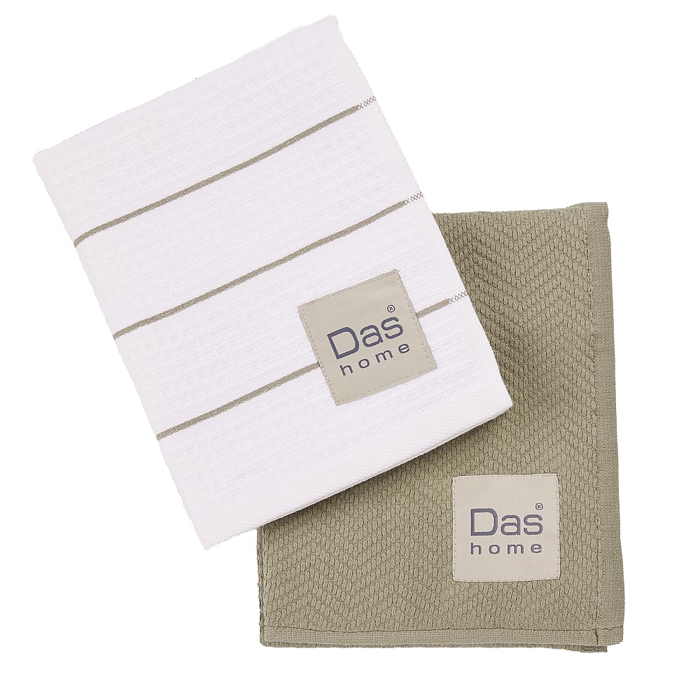 DAS HOME ΣΕΤ ΠΟΤΗΡΟΠΑΝΑ 2ΤΜΧ 30Χ50 0827 GREEN, WHITE