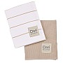 DAS HOME ΣΕΤ ΠΟΤΗΡΟΠΑΝΑ 2ΤΜΧ 30Χ50 0830 TAUPE, WHITE