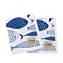 DAS HOME ΣΕΤ ΠΟΤΗΡΟΠΑΝΑ 2ΤΜΧ 40Χ60 0737 BLUE, WHITE