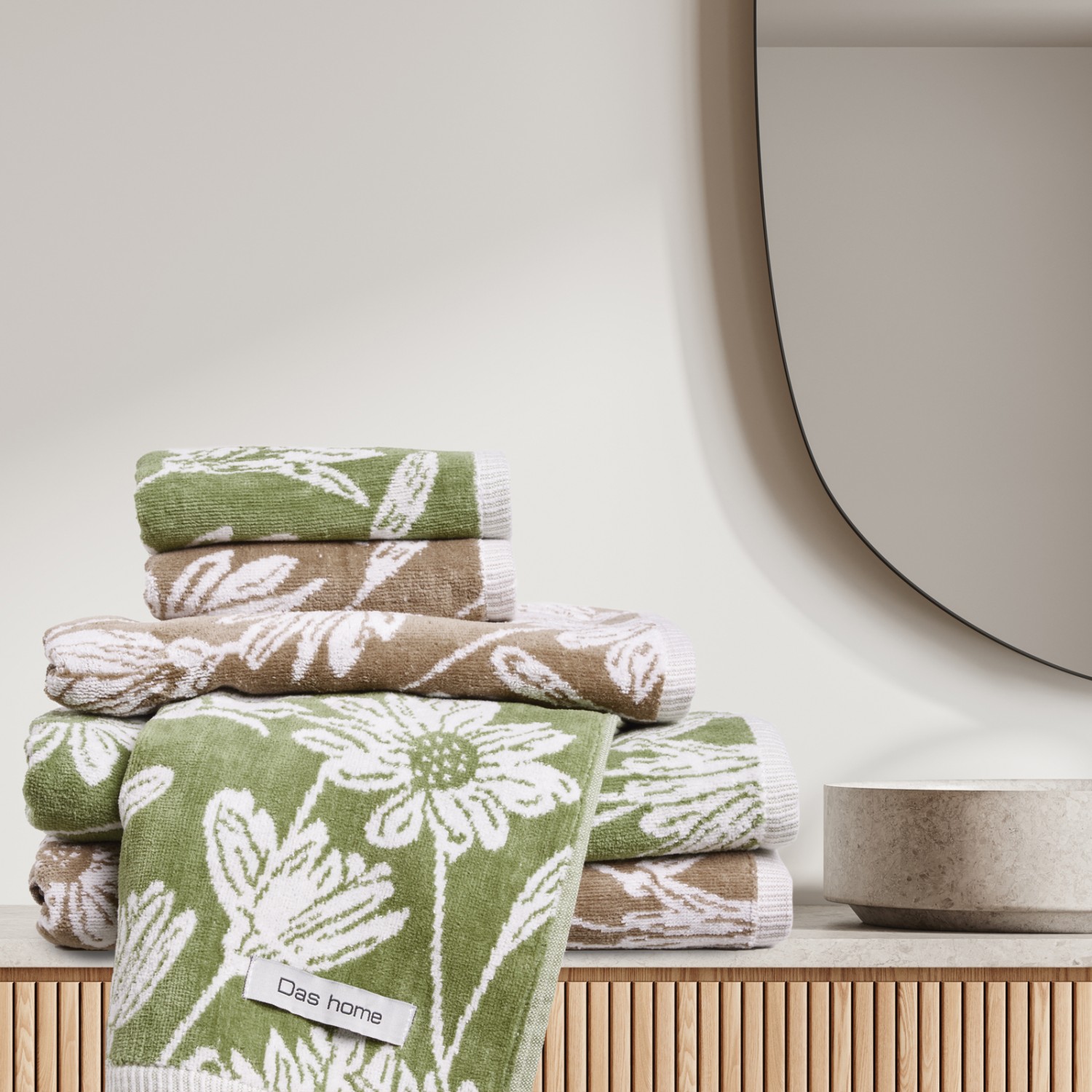 DAS HOME ΣΕΤ ΠΕΤΣΕΤΕΣ 3ΤΕΜΑΧΙΑ DAILY 0798 GREEN
