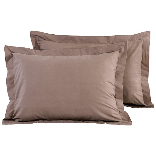 DAS HOME 1003 ΖΕΥΓΟΣ ΜΑΞΙΛΑΡΟΘΗΚΕΣ DARK NUDE DARK NUDE