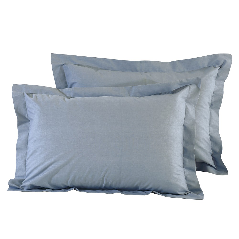 DAS HOME ΖΕΥΓΟΣ ΜΑΞΙΛΑΡΟΘΗΚΕΣ DUSTY BLUE 1006 DUSTY BLUE