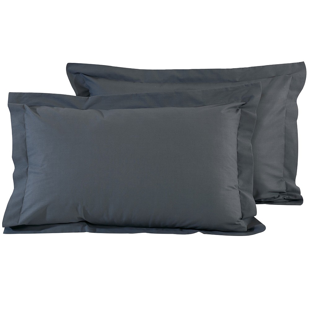 DAS HOME ΖΕΥΓΟΣ ΜΑΞΙΛΑΡΟΘΗΚΕΣ DARK GREY 1007 DARK GREY