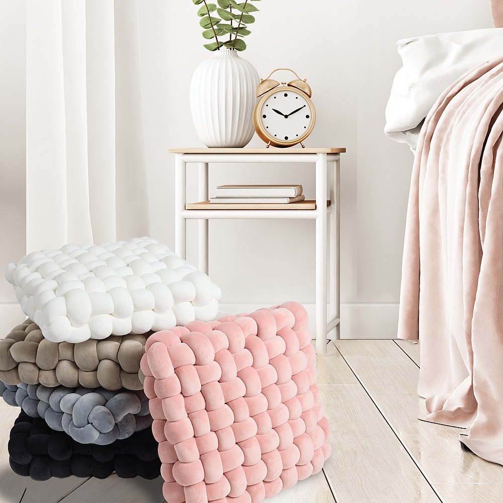 DAS HOME ΔΙΑΚΟΣΜΗΤΙΚΟ ΜΑΞΙΛΑΡΙ 40X40 2284 BEIGE