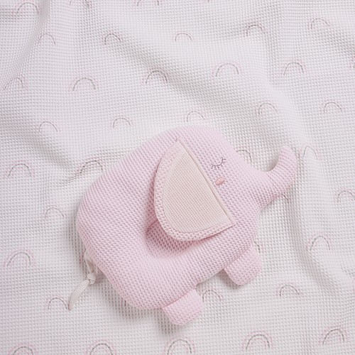 DAS BABY ΚΟΥΒΕΡΤΑ ΠΙΚΕ ΑΓΚΑΛΙΑΣ RELAX 4957 GREY, PINK, WHITE