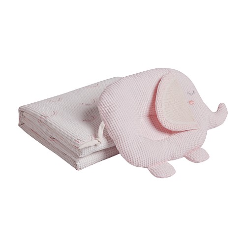 DAS BABY ΚΟΥΒΕΡΤΑ ΠΙΚΕ ΑΓΚΑΛΙΑΣ RELAX 4957 GREY, PINK, WHITE