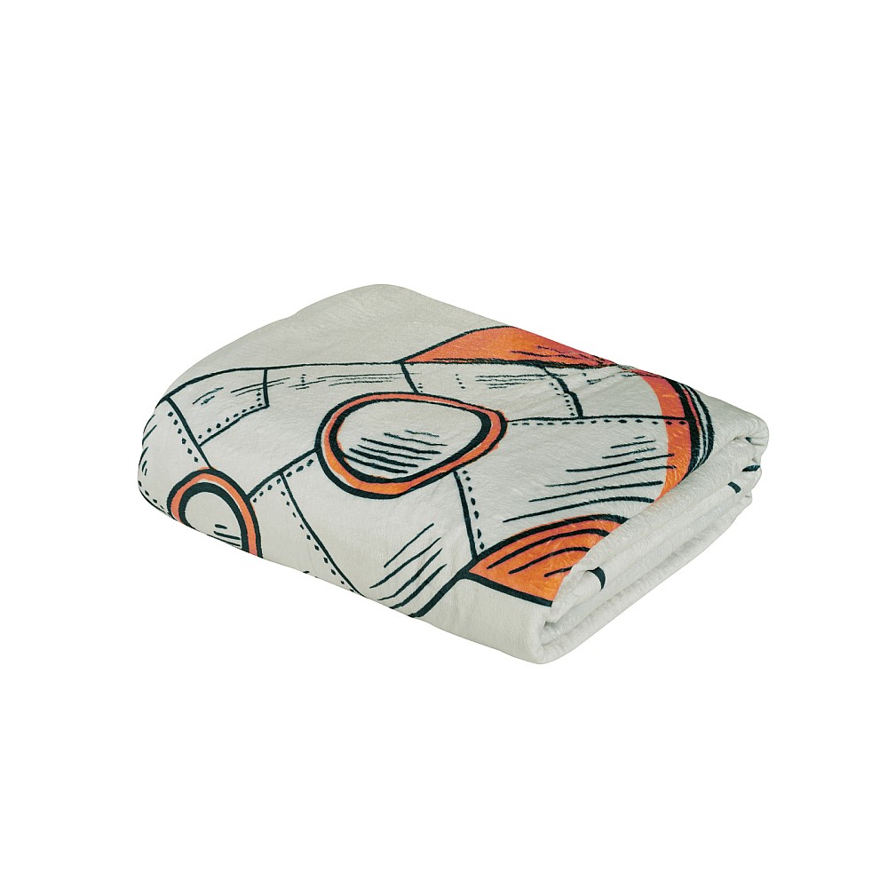 DAS BABY ΚΟΥΒΕΡΤΑ FLEECE ΚΟΥΝΙΑΣ FUN 4912 BLUE, GREY, ORANGE