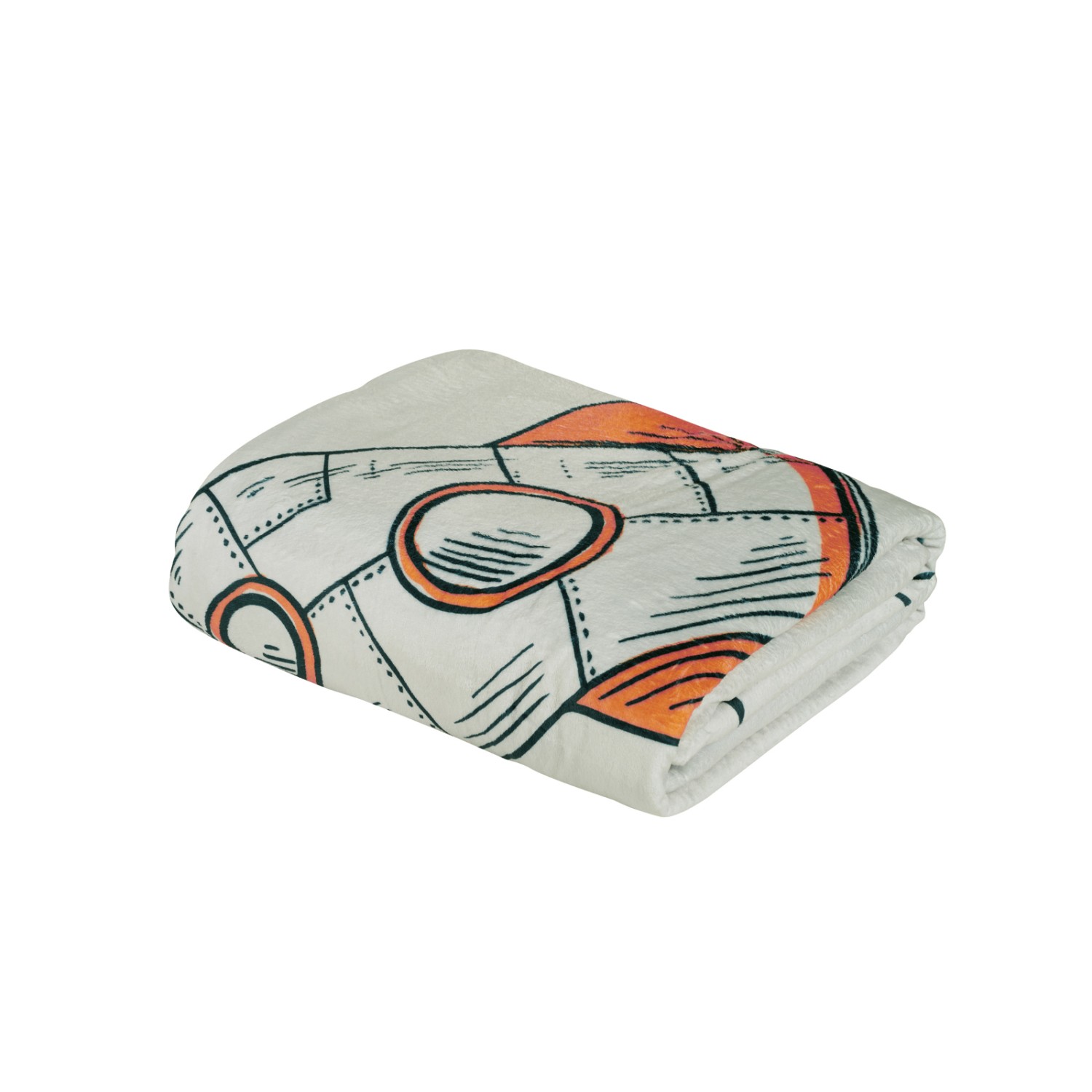 DAS BABY ΚΟΥΒΕΡΤΑ FLEECE ΚΟΥΝΙΑΣ FUN 4912 BLUE, GREY, ORANGE