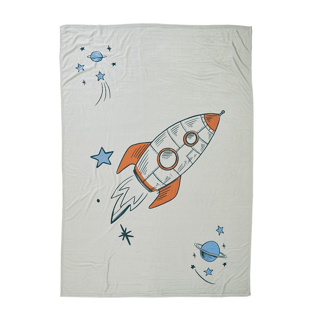 DAS BABY ΚΟΥΒΕΡΤΑ FLEECE ΚΟΥΝΙΑΣ FUN 4912 BLUE, GREY, ORANGE