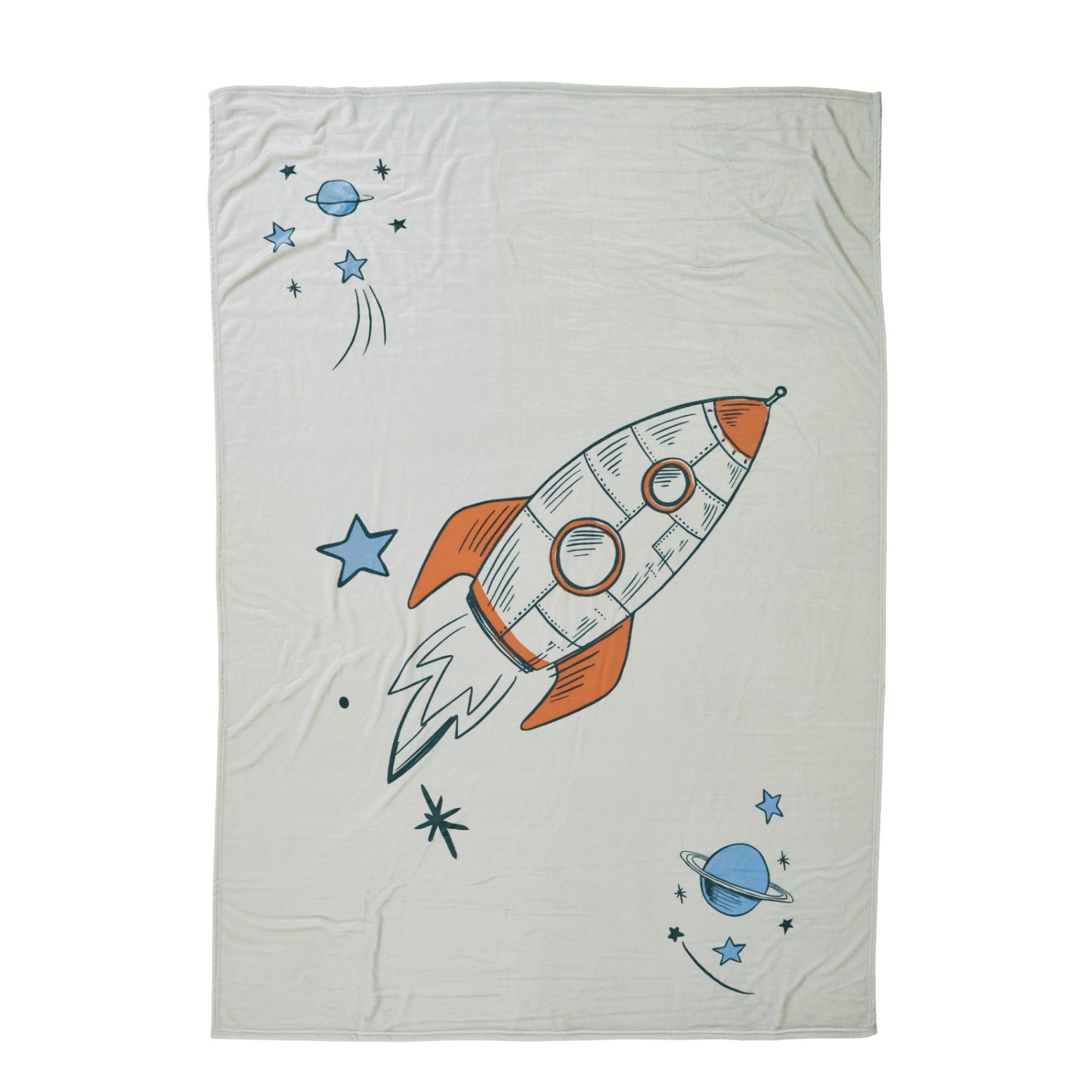 DAS BABY ΚΟΥΒΕΡΤΑ FLEECE ΚΟΥΝΙΑΣ FUN 4912 BLUE, GREY, ORANGE
