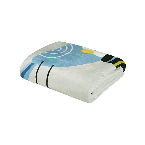 DAS BABY ΚΟΥΒΕΡΤΑ FLEECE ΚΟΥΝΙΑΣ FUN 4914 BLUE, GREY, MINT