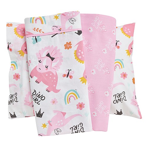 DAS BABY ΣΕΤ ΣΕΝΤΟΝΙΑ ΚΟΥΝΙΑΣ FUN 4936 PINK, WHITE