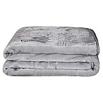 GREENWICH POLO CLUB ΚΟΥΒΕΡΤΑ VELOUR ΥΠΕΡΔΙΠΛH ESSENTIAL 3442 LIGHT GREY