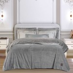 GREENWICH POLO CLUB ΚΟΥΒΕΡΤΑ FLEECE 220X240 ESSENTIAL 4439 GREY