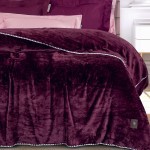 GREENWICH POLO CLUB ΚΟΥΒΕΡΤΑ FLEECE 220X240 ESSENTIAL 4440 BORDEAUX