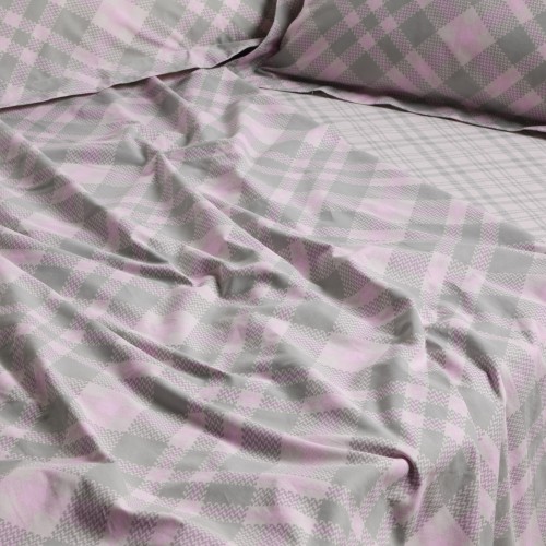 DAS HOME ΣΕΤ ΠΑΠΛΩΜΑΤΟΘΗΚΗ ΥΠΕΡΔΙΠΛΗ CASUAL 5436 MINT, PINK
