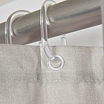 DAS HOME ΚΟΥΡΤΙΝΑ ΜΠΑΝΙΟΥ 240X180 0808 TAUPE