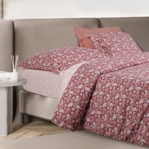 DAS HOME ΣΕΤ ΣΕΝΤΟΝΙΑ ΥΠΕΡΔΙΠΛΑ ΜΕ ΛΑΣΤΙΧΟ CASUAL 5433 BORDEAUX, NUDE