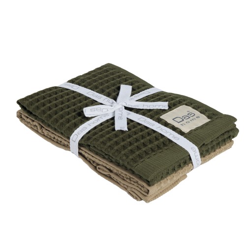 DAS HOME ΣΕΤ ΠΟΤΗΡΟΠΑΝΑ 2ΤΜΧ 40Χ60 0802 GREEN, OLIVE