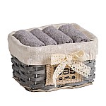 DAS HOME ΣΕΤ ΠΕΤΣΕΤΕΣ 4ΤΕΜΑΧΙΩΝ SOFT 4001 GREY