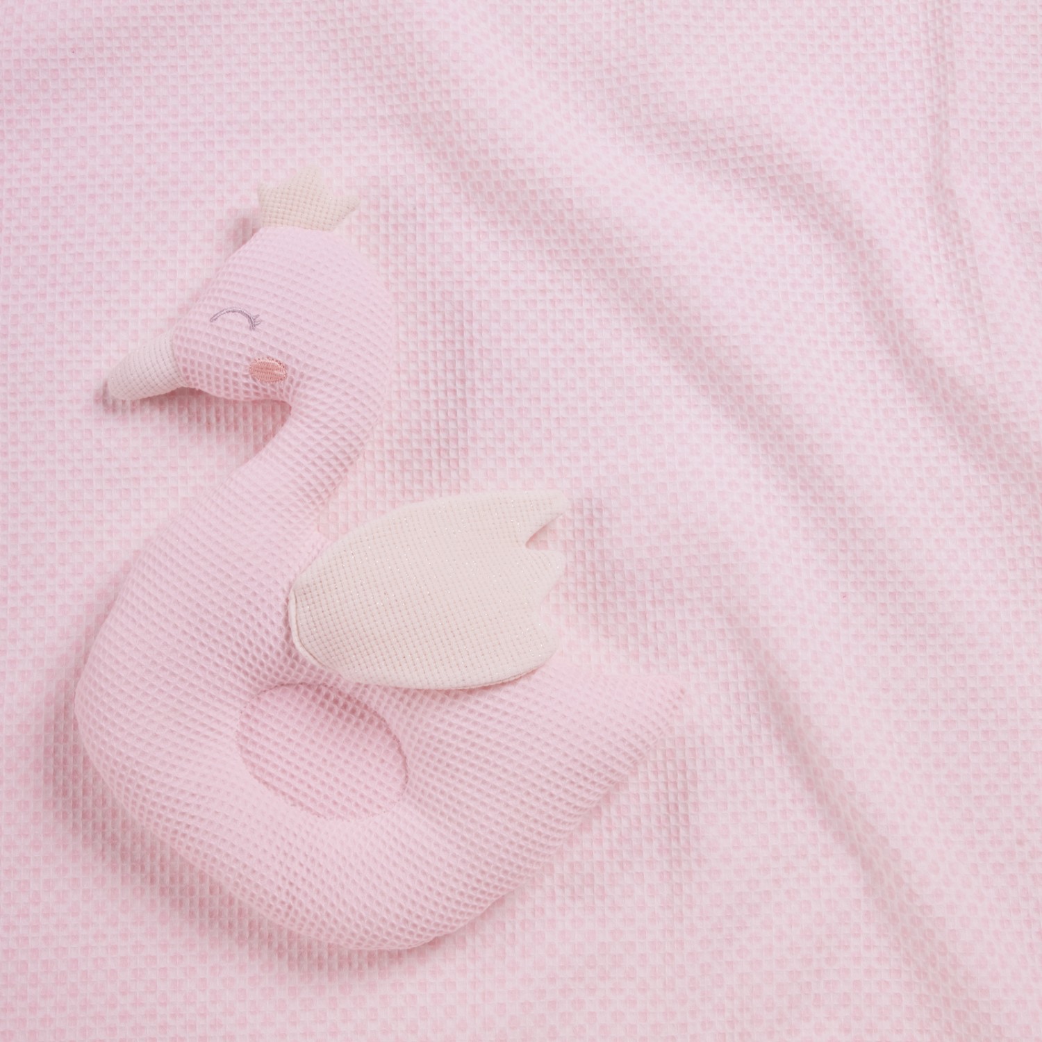 DAS BABY ΚΟΥΒΕΡΤΑ ΠΙΚΕ ΑΓΚΑΛΙΑΣ RELAX 4956 PINK, WHITE