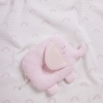 DAS BABY ΚΟΥΒΕΡΤΑ ΠΙΚΕ ΑΓΚΑΛΙΑΣ RELAX 4957 GREY, PINK, WHITE DAS BABY ΚΟΥΒΕΡΤΑ ΠΙΚΕ ΑΓΚΑΛΙΑΣ RELAX 4957 GREY, PINK, WHITE