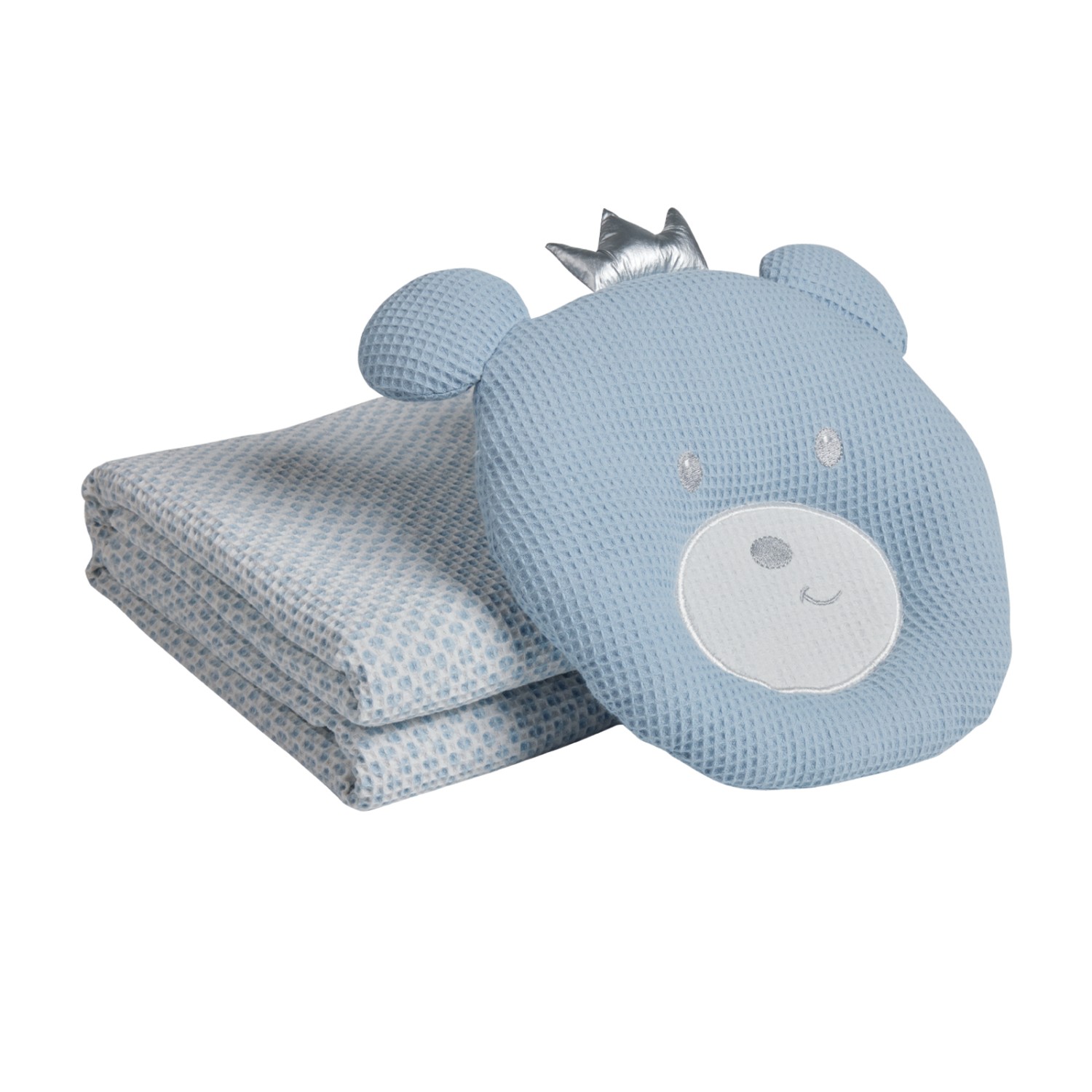 DAS BABY ΚΟΥΒΕΡΤΑ ΠΙΚΕ ΑΓΚΑΛΙΑΣ RELAX 4959 BLUE, WHITE DAS BABY ΚΟΥΒΕΡΤΑ ΠΙΚΕ ΑΓΚΑΛΙΑΣ RELAX 4959 BLUE, WHITE