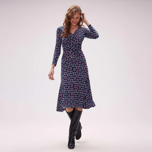 DVF Γυναικείο Midi Φόρεμα Timmy DVF