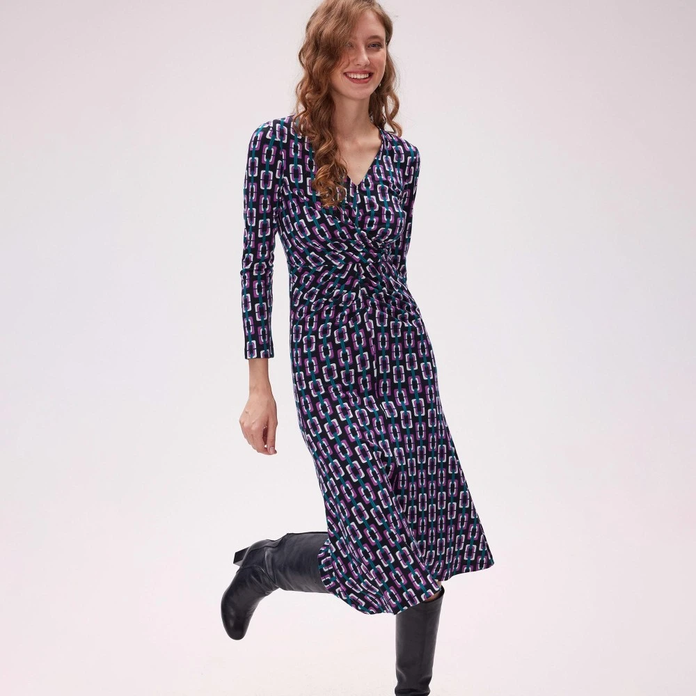DVF Γυναικείο Midi Φόρεμα Timmy DVF