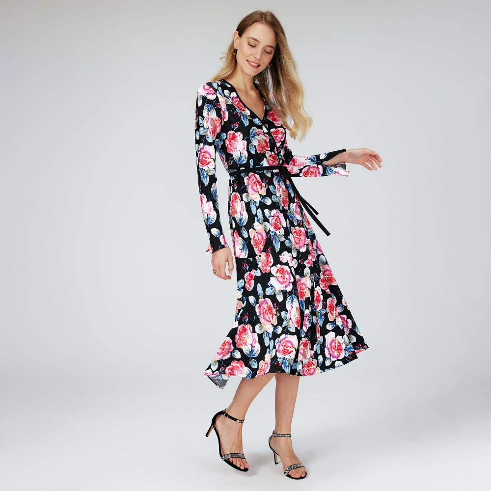 DVF Γυναικείο Φόρεμα Wrap Anika DVF