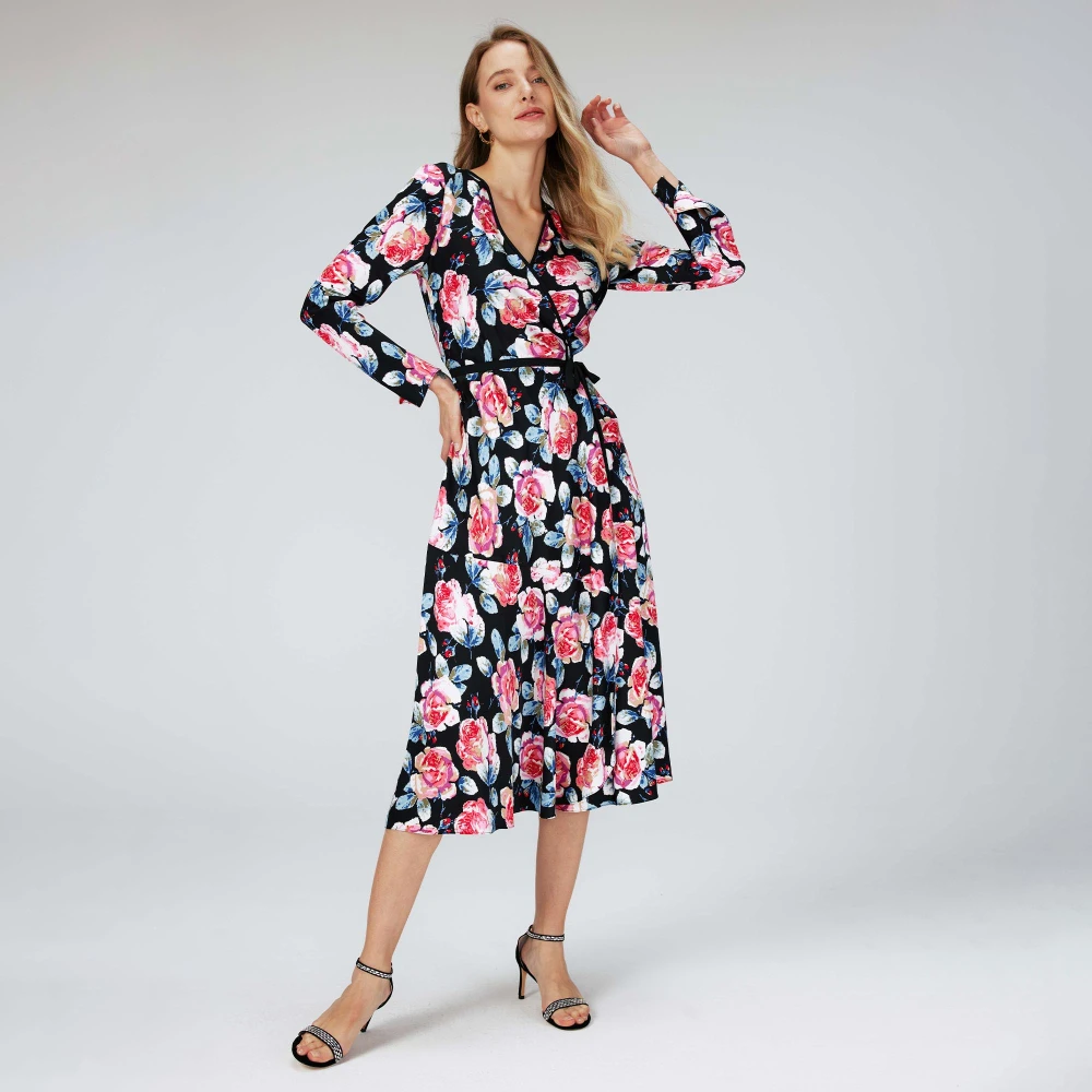 DVF Γυναικείο Φόρεμα Wrap Anika DVF