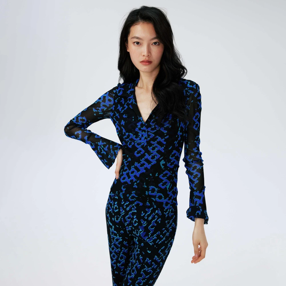 DVF Γυναικείο Top Mackenzie Mesh DVF